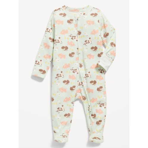 Oldnavy Unisex 2-Way-Zip Sleep & Play Printed Footed One-Piece for Baby