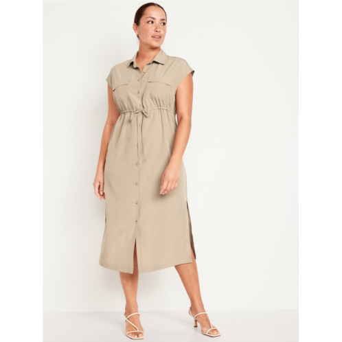 Oldnavy Maternity Dolman Sleeve Utility Midi Dress