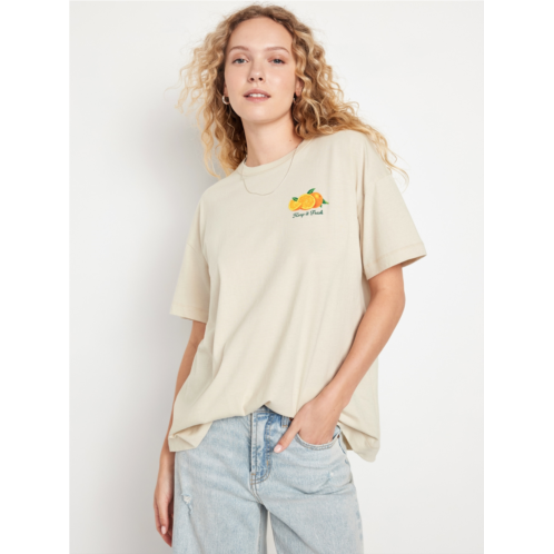 Oldnavy Oversized EveryWear Graphic Tunic T-Shirt