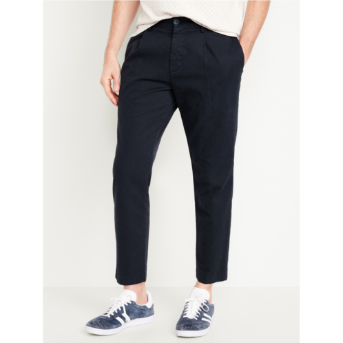 Oldnavy Loose Taper Built-In Flex Pleated Ankle Chino Hot Deal