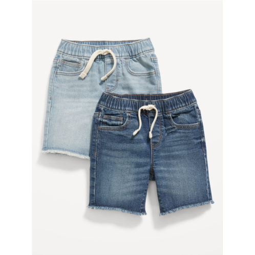 Oldnavy 360° Stretch Pull-On Jean Shorts 2-Pack for Toddler Boys