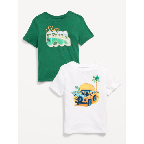 Oldnavy Graphic T-Shirt 2-Pack for Toddler Boys Hot Deal