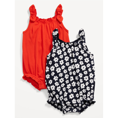 Oldnavy Sleeveless Tie-Bow One-Piece Romper 2-Pack for Baby