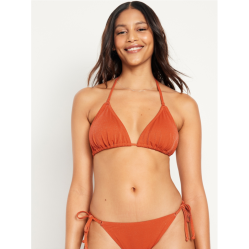 Oldnavy Shine Triangle String Bikini Swim Top