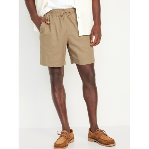 Oldnavy Textured Jogger Shorts -- 7-inch inseam Hot Deal