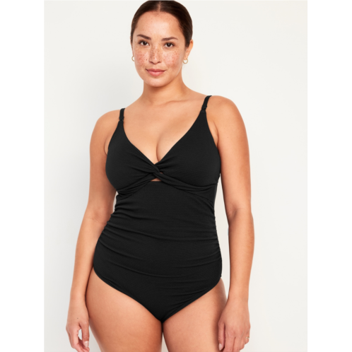Oldnavy Maternity Twist-Front Nursing Swimsuit Hot Deal