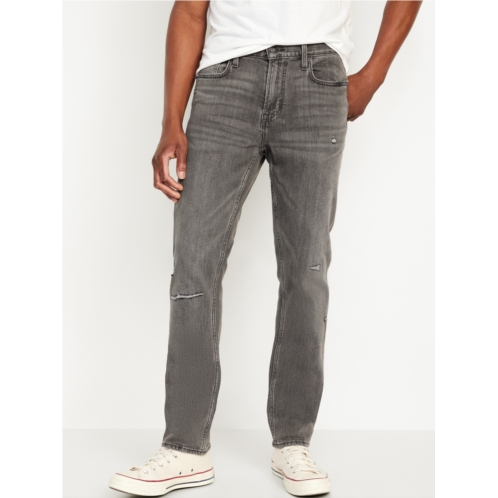 Oldnavy Slim Built-In Flex Ripped Gray Jeans Hot Deal