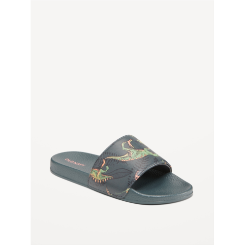 Oldnavy Printed Faux-Leather Pool Slide Sandals for Boys