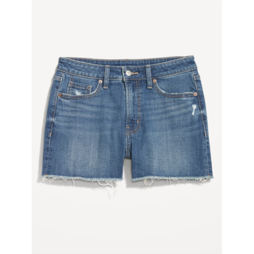 Oldnavy Curvy High-Waisted OG Jean Shorts -- 3-inch inseam