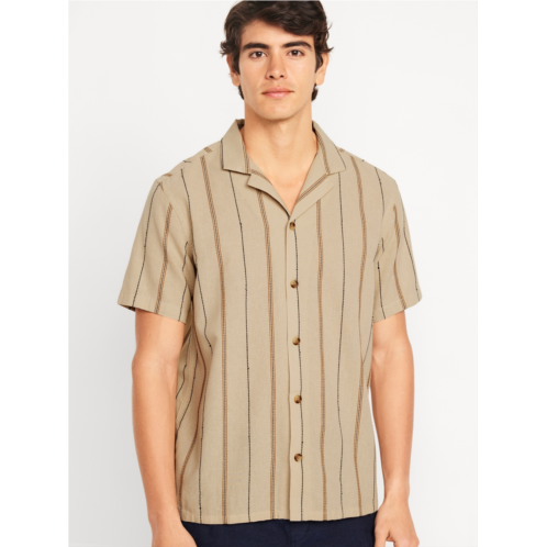 Oldnavy Short-Sleeve Dobby Camp Shirt