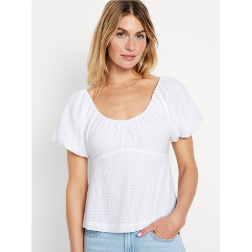 Oldnavy V-Neck Seersucker Top