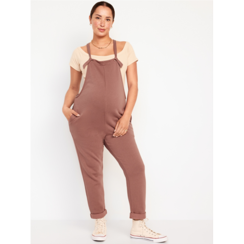 Oldnavy Maternity Knotted-Strap Fleece Overalls Hot Deal