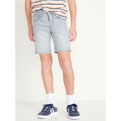 Oldnavy Knee Length 360° Stretch Pull-On Jean Shorts for Boys
