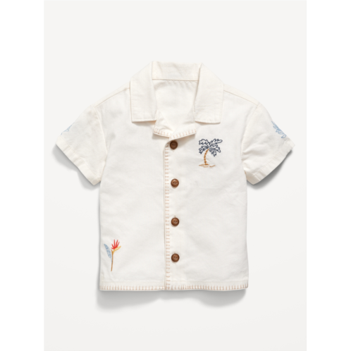Oldnavy Short-Sleeve Camp Shirt for Baby