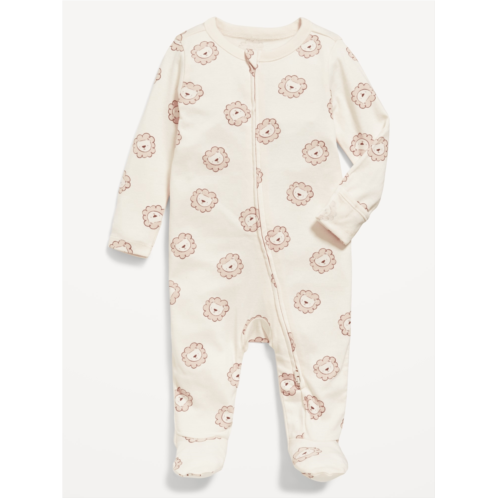 Oldnavy Unisex 2-Way-Zip Sleep & Play Printed Footed One-Piece for Baby