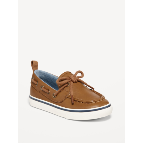 Oldnavy Faux-Leather Boat Shoes for Toddler Boys Hot Deal
