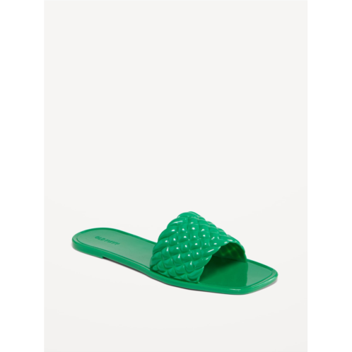 Oldnavy Quilted Jelly Slide Sandals