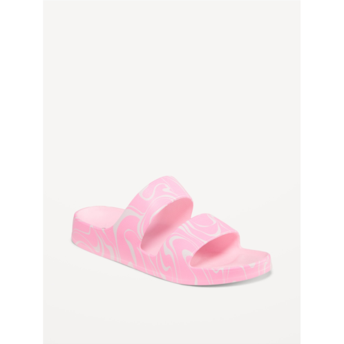 Oldnavy Double-Strap Slide Sandals for Girls (Partially Plant-Based) Hot Deal