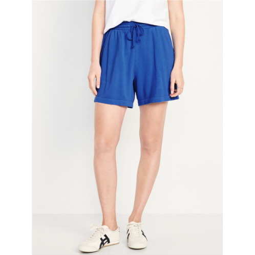Oldnavy Extra High-Waisted Terry Shorts -- 5-inch inseam