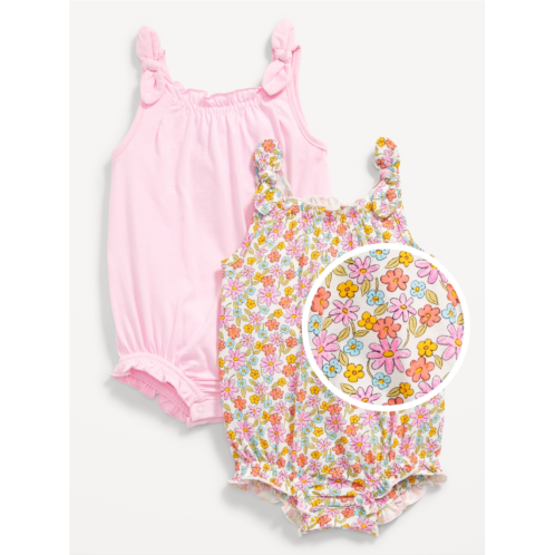 Oldnavy Sleeveless Tie-Bow One-Piece Romper 2-Pack for Baby Hot Deal