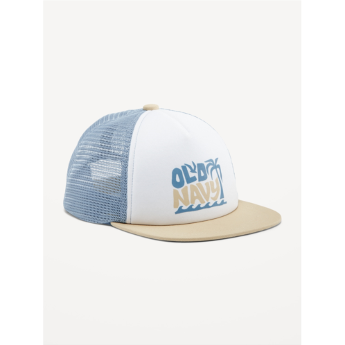 Oldnavy Graphic Trucker Hat for Toddler Boys Hot Deal