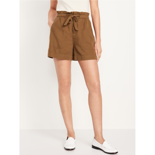 Oldnavy Extra High-Waisted Utility Shorts -- 4-inch inseam