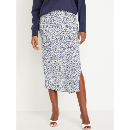 Oldnavy High-Waisted Midi Slip Skirt