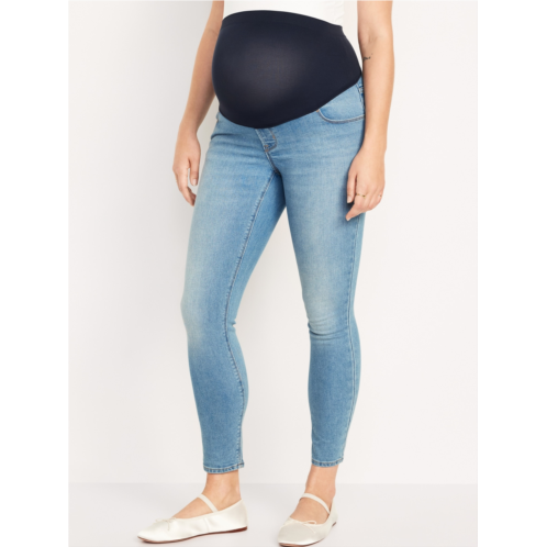 Oldnavy Maternity Full-Panel Skinny Jeans Hot Deal