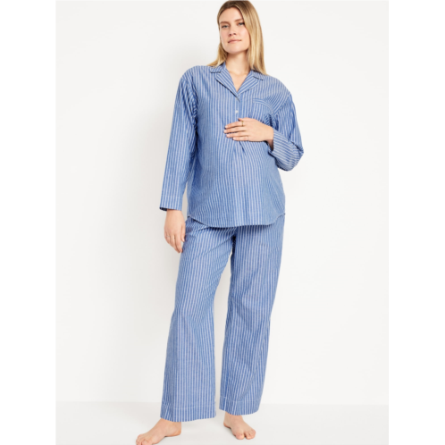 Oldnavy Maternity Poplin Pajama Set