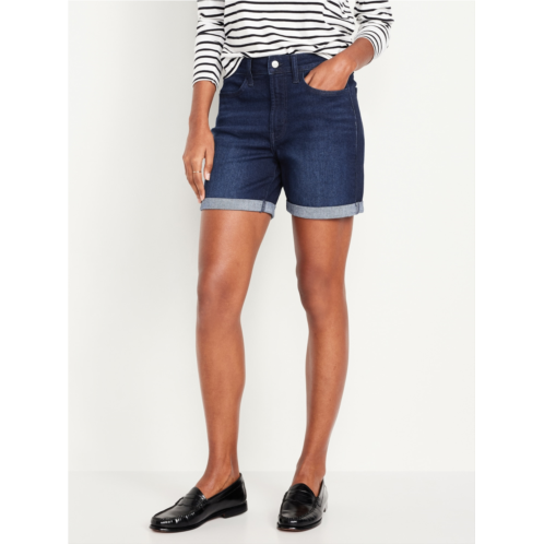 Oldnavy High-Waisted Wow Jean Shorts -- 5-inch inseam Hot Deal