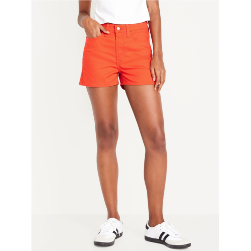 Oldnavy High-Waisted Wow Jean Shorts -- 3-inch inseam
