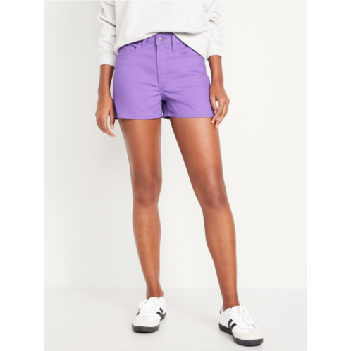 Oldnavy High-Waisted Wow Jean Shorts -- 3-inch inseam