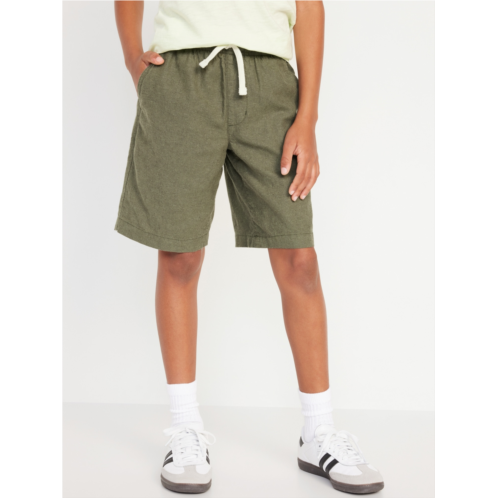 Oldnavy Knee Length Linen-Blend Shorts for Boys