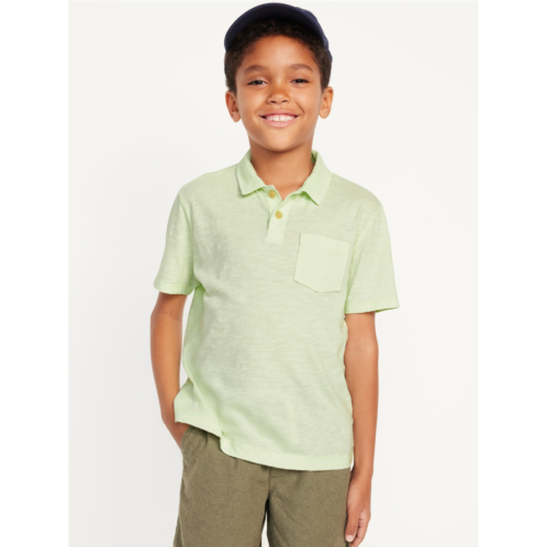Oldnavy Short-Sleeve Pocket Polo Shirt for Boys Hot Deal
