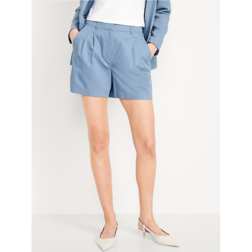 Oldnavy Extra High-Waisted Taylor Trouser Shorts -- 5-inch inseam Hot Deal