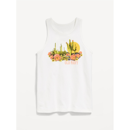 Oldnavy Fitted Logo-Graphic Tank Top for Girls