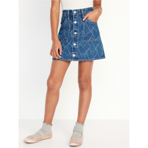 Oldnavy High-Waisted Jean Skirt for Girls