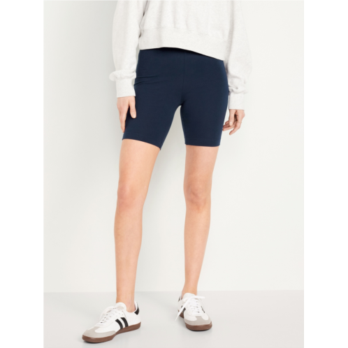 Oldnavy High-Waisted Biker Shorts -- 8-inch inseam Hot Deal