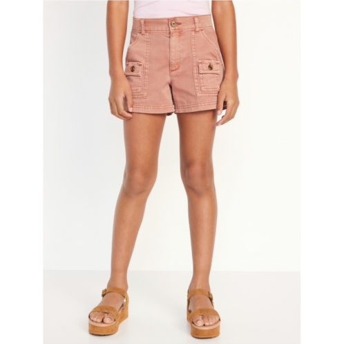 Oldnavy Cargo-Pocket Twill Shorts for Girls Hot Deal