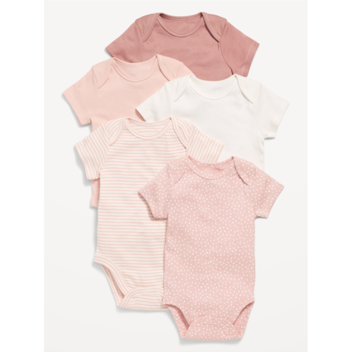 Oldnavy Unisex Short-Sleeve Bodysuit 5-Pack for Baby