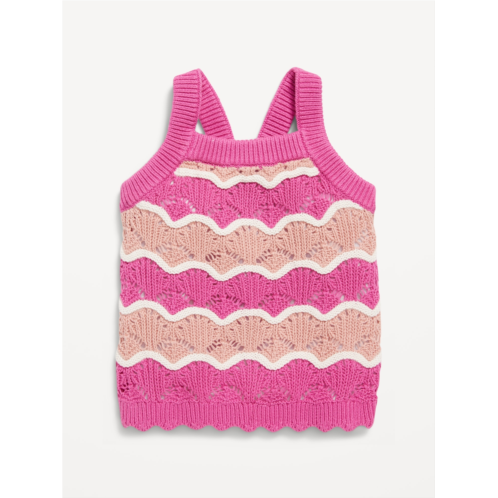 Oldnavy Crochet-Knit Cami Sweater for Toddler Girls