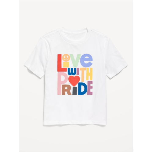 Oldnavy Matching Gender-Neutral Pride Graphic T-Shirt for Kids