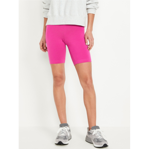 Oldnavy High-Waisted Biker Shorts -- 8-inch inseam