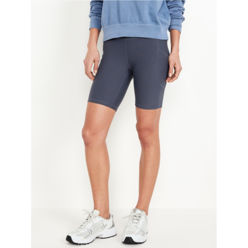 Oldnavy High-Waisted PowerSoft Biker Shorts -- 8-inch inseam Hot Deal