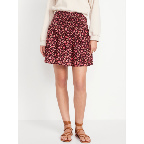 Oldnavy Smocked-Waist Mini Skirt