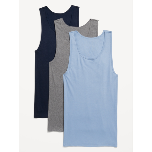 Oldnavy Go-Dry Rib-Knit Tank Tops 3-Pack