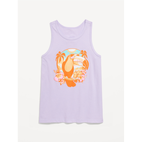 Oldnavy Back Cutout Graphic Tank Top for Girls