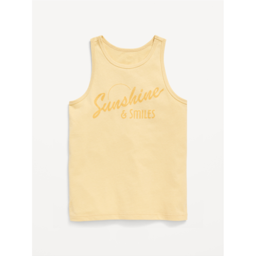 Oldnavy Back Cutout Graphic Tank Top for Girls
