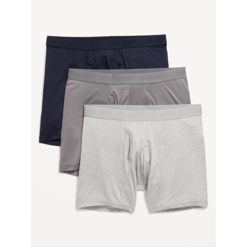 Oldnavy Go-Dry Cool Performance Boxer-Brief Underwear 3-Pack -- 5-inch inseam