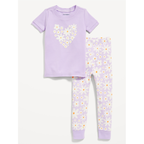 Oldnavy Unisex Snug-Fit Printed Pajama Set for Toddler & Baby Hot Deal